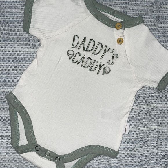 Tahari Baby Daddy’s Caddy Onesie 0-3M - Picture 7 of 11